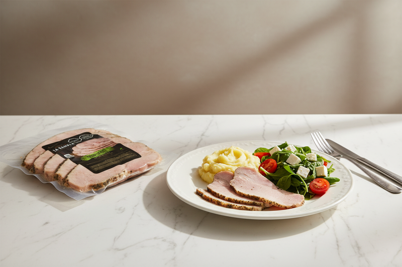 Cena ligera de Pernil Finas Hierbas La Rambla