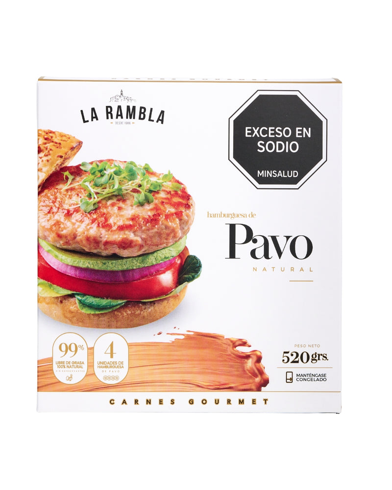 Hamburguesa de Pavo Natural
