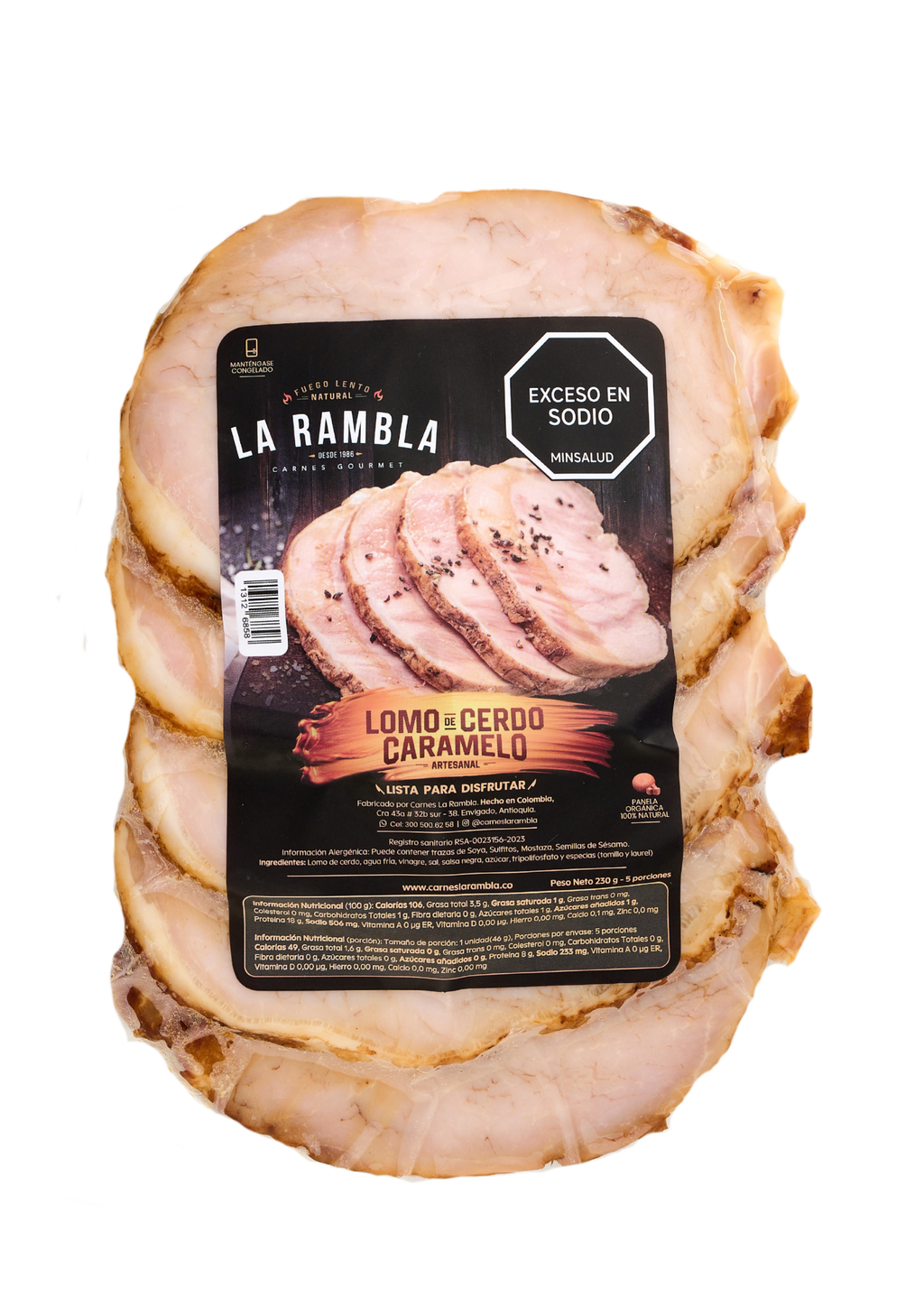 Lomo de Cerdo Caramelo Edición Navidad (Corte Plato)