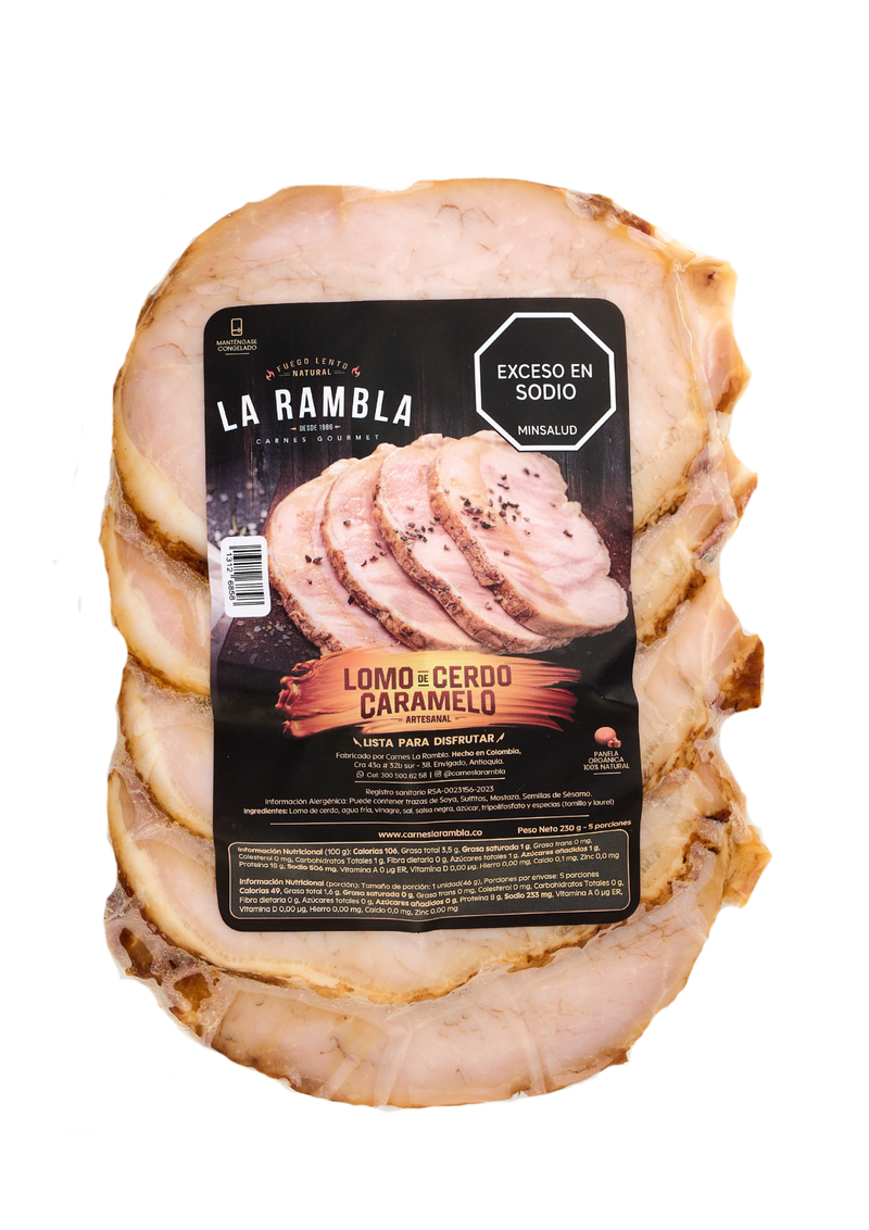 Lomo de Cerdo Caramelo Edición Navidad (Corte Plato)