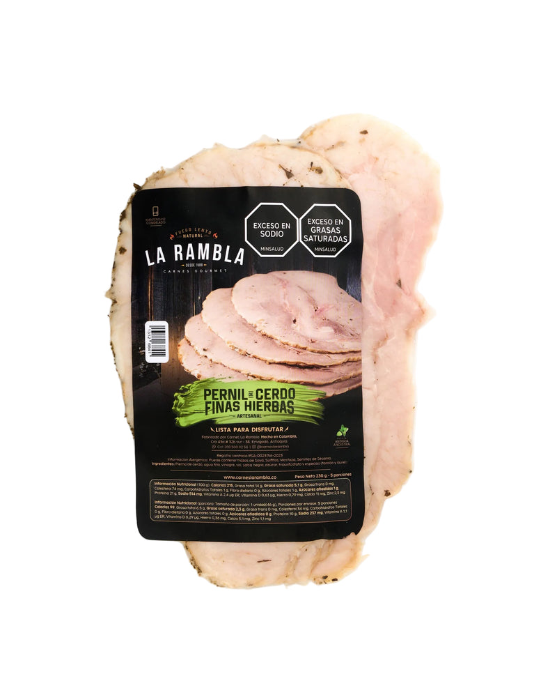 Pernil de cerdo finas hierbas  (Corte delgado)