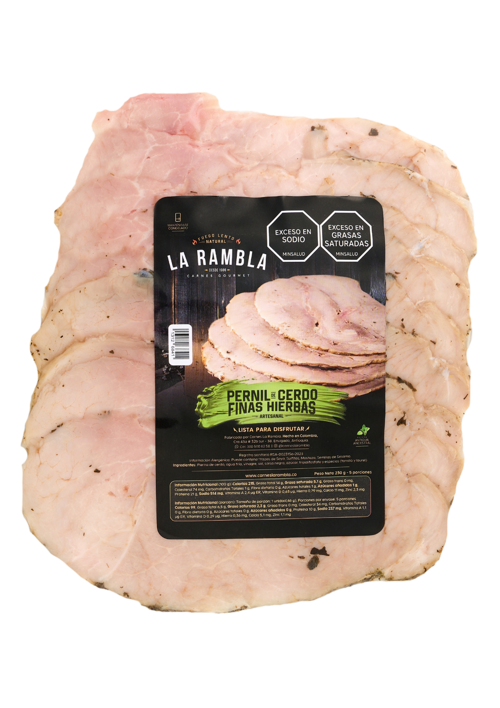 Pernil de cerdo finas hierbas  (Corte delgado)