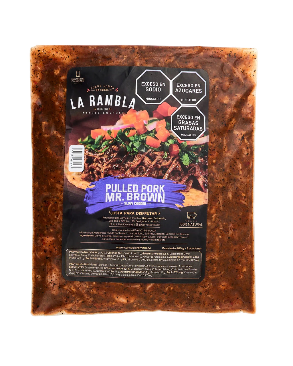 Pulled Pork Mr Brown (Desmechado)